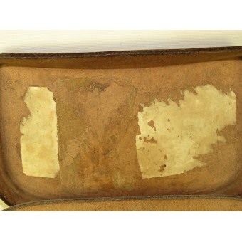 Brown leather medical pouch for Luftschutz. Espenlaub militaria