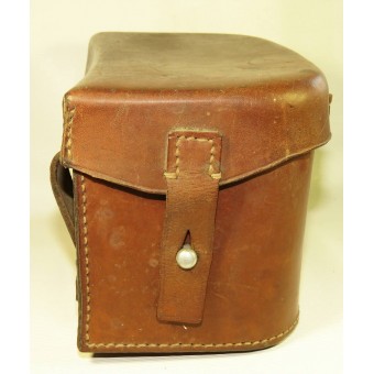 Brown leather medical pouch for Luftschutz