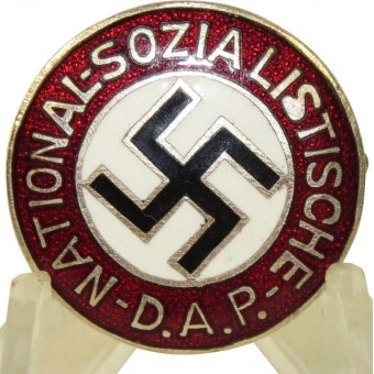 Early NSDAP badge,  GES.GESCH, enamel.. Espenlaub militaria