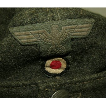 Feldmutze M42, modified example with applied visor.. Espenlaub militaria