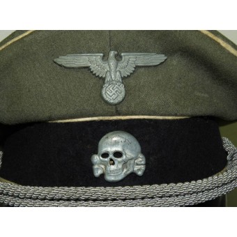 Kleiderkasse Waffen SS visor hat for enlisted man. Espenlaub militaria