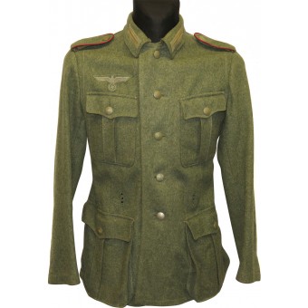 M40 Wehrmacht artillery tunic in enlisted rank of Kanonier