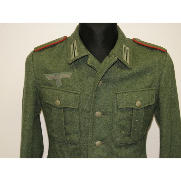 M 40 Wehrmacht artillery tunic for enlisted ranks in rank of Kannonier
