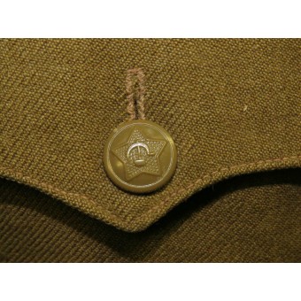 Soviet Russian M 43 lend lease wool gymnasterka jacket in salty condition. Espenlaub militaria