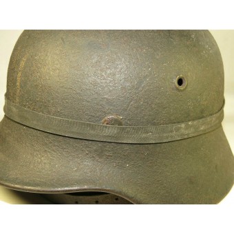 WW2 German Helmets Rubber Ring, rare. Espenlaub militaria