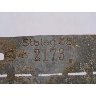 Personal ID tag of a prisoner of war in a Stalag 359. Espenlaub militaria