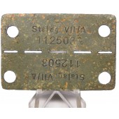 Personal ID tag of a prisoner of war in a Stalag VII A