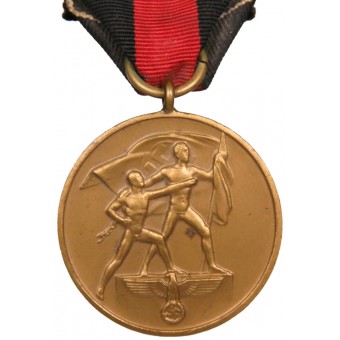 Commemorative medal October 1, 1938 in honor of the Anschluss of Czechoslovakia