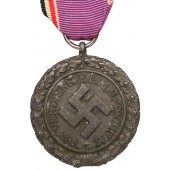 3rd Reich Air Defense Service medal Second Class. Fur Verdienste im Luftschutz 1938