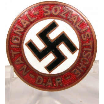 N.S.D.A.P membership badge, Otto Schickle Pforzheim. Lilliput type 18 mm. Espenlaub militaria