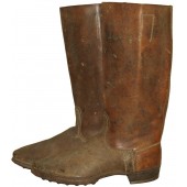 Early brown leather boots of the Wehrmacht, Luftwaffe, or Waffen SS