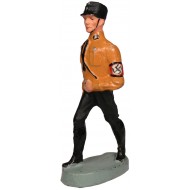 Figurine of a marching LSSAH soldier in early uniforms, Elastolin