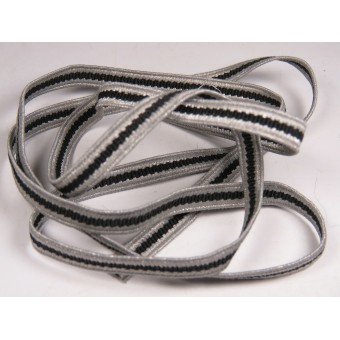 6 mm. Collar tab braid for left collar tab indicating rank in Waffen-SS. Espenlaub militaria