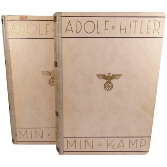 The book Min Kamp by Adolf Hitler in Norwegian. Oslo 1942. Espenlaub militaria
