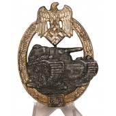 Panzerkampfabzeichen in silver "25" CE Juncker