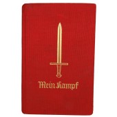 Red 50 years to Hitler anniversary edition of Mein Kampf Beamtenausgabe