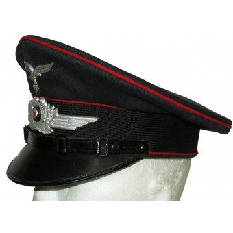Visor hat for the lower ranks of the Luftwaffe Flak. Espenlaub militaria