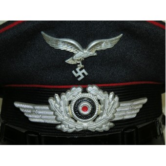 Visor hat for the lower ranks of the Luftwaffe Flak. Espenlaub militaria
