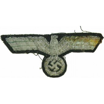 WW2 German Wehrmacht Heer officers or highest NCOs bullion embroidered breast eagle. Espenlaub militaria