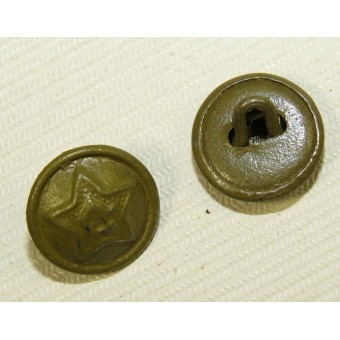 14 mm M 41 small size star button for gymnasterka and other uniforms. Espenlaub militaria