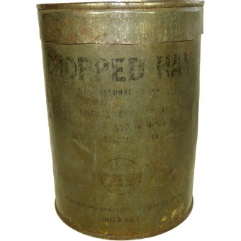 Chopped ham can, Lend Lease product for USSR. Espenlaub militaria