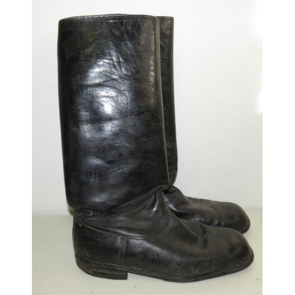 Long black boots for Red Army command personnel- Boots & Shoes