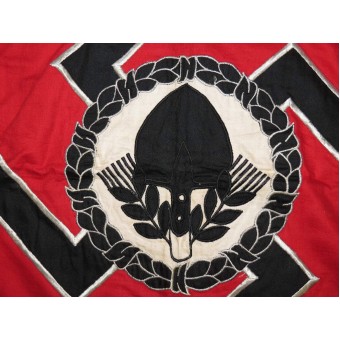 Reichsarbeitsdienst RAD trumpet banner. Espenlaub militaria