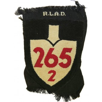 Sleeve patch-RAD Abteilung 2/265 for district XVI. Espenlaub militaria