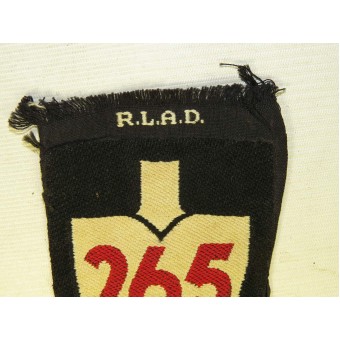 Sleeve patch-RAD Abteilung 2/265 for district XVI. Espenlaub militaria