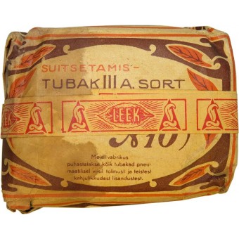Tobacco LEEK  WW2 period  made in occupied  Estonia. Espenlaub militaria