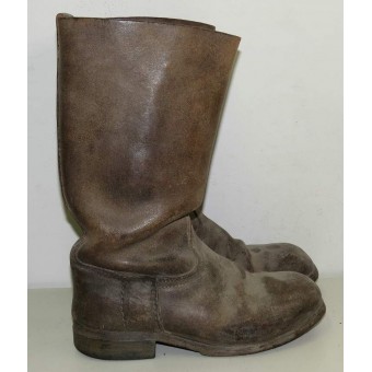 WW2 Infantry long boots - brown. Espenlaub militaria