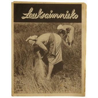 Latvian war time magazine Lauksaimnieks, August of 1943. Espenlaub militaria