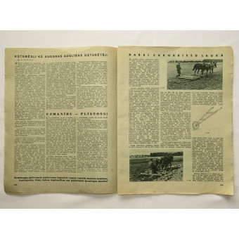 Lauksaimnieks, nr 7-8 Latvian wartime magazine April of 1943. Espenlaub militaria