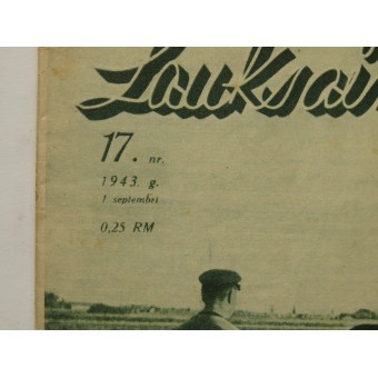 September of 1943. Latvian magazine Lauksaimnieks, nr 17 issue. Espenlaub militaria