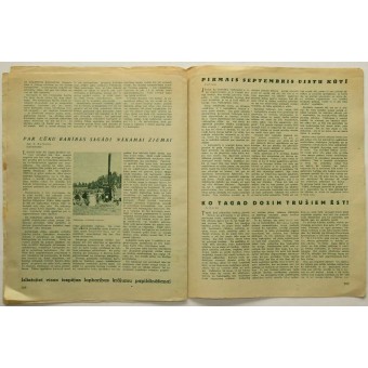 September of 1943. Latvian magazine Lauksaimnieks, nr 17 issue. Espenlaub militaria