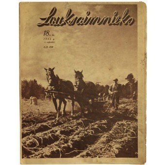 September of 1943. Latvian magazine Lauksaimnieks, nr 18. Espenlaub militaria