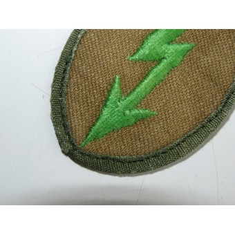 Sleeve trade patch for DAK uniforms- signals troops in the Gebirgsjäger. Espenlaub militaria
