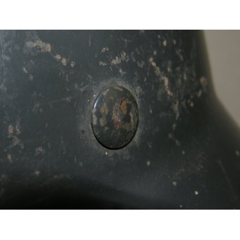 M 35 NS 64 ex DD Wehrmacht Heer, Luftwaffe re-issued steel helmet. Espenlaub militaria