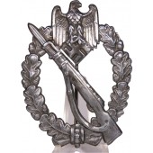 B.H. Mayer, Hollow back Infanteriesturmabzeichen in Silber