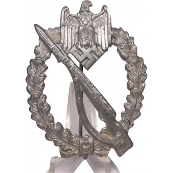 Infantry assault badge in silver Ernst L Muller. Espenlaub militaria