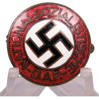 NSDAP early member badge by Kerbach and Israel in Dresden. Pre RZM. Espenlaub militaria
