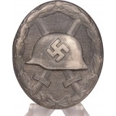 Semi-hollow L/24. Fritz Zimmermann Wound badge in silver 1939