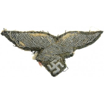 Luftwaffe hand-embroidered officers breast eagle. Espenlaub militaria