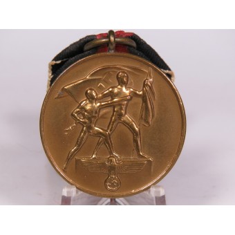 Sudetenland Medal with LDO marked Prager Burg clasp L/12 C.E. Junker. Espenlaub militaria