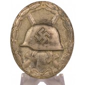 Wächtler und Lange wound badge silver grade, double marked L/55 and PKZ 100