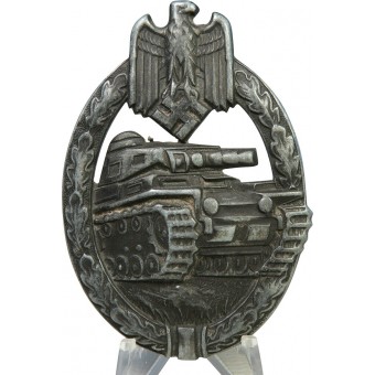 Panzerkampfabzeichen in Silber, HA-Hermann Aurich. Espenlaub militaria