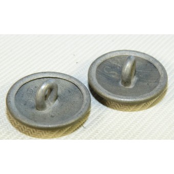 Tunic buttons for shoulder straps of the Wehrmacht. 6 company. Espenlaub militaria