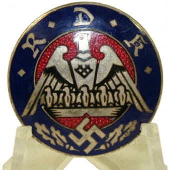 3rd Reich RdK- Reichsbund der Kinderreichen member badge, blue enamel- Kreiswart. Espenlaub militaria