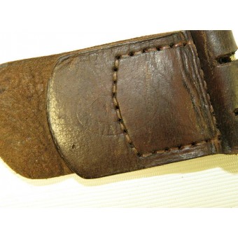 Leather tongue for Wehrmacht Heer buckle. Espenlaub militaria