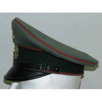 Wehrmacht Artillery visor hat, early Peküro for enlisted men. Espenlaub militaria